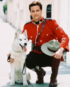 Wolf and mountie, the Canadian stars of Due South: Benton and Diefenbaker