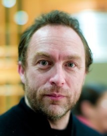 portrait of Wikipedia founder Jimmy Wales